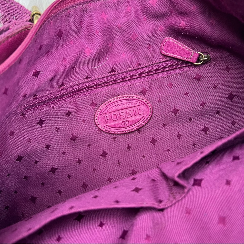 Fossil Magenta Purple Crossbody Purse - Picture 2 of 4